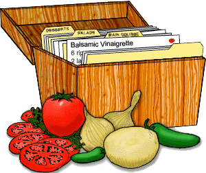 recipe box gtraphic